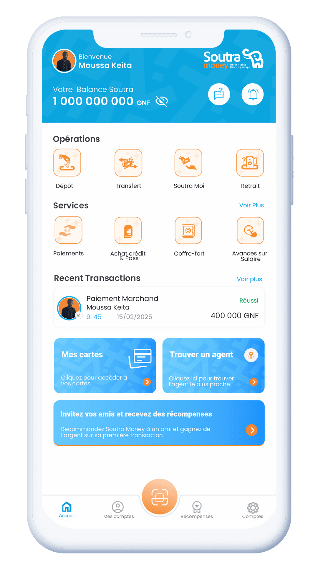 Payez partout. Retirez quand vous voulez. 